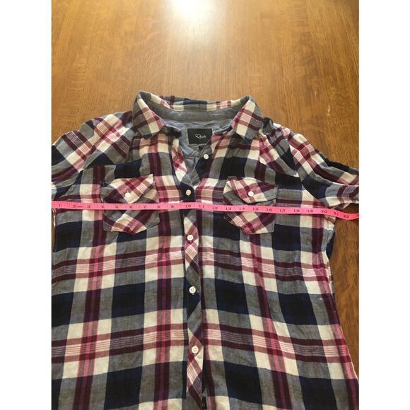 Rails Kendra Button Down Plaid Blouse - Picture 5 of 16